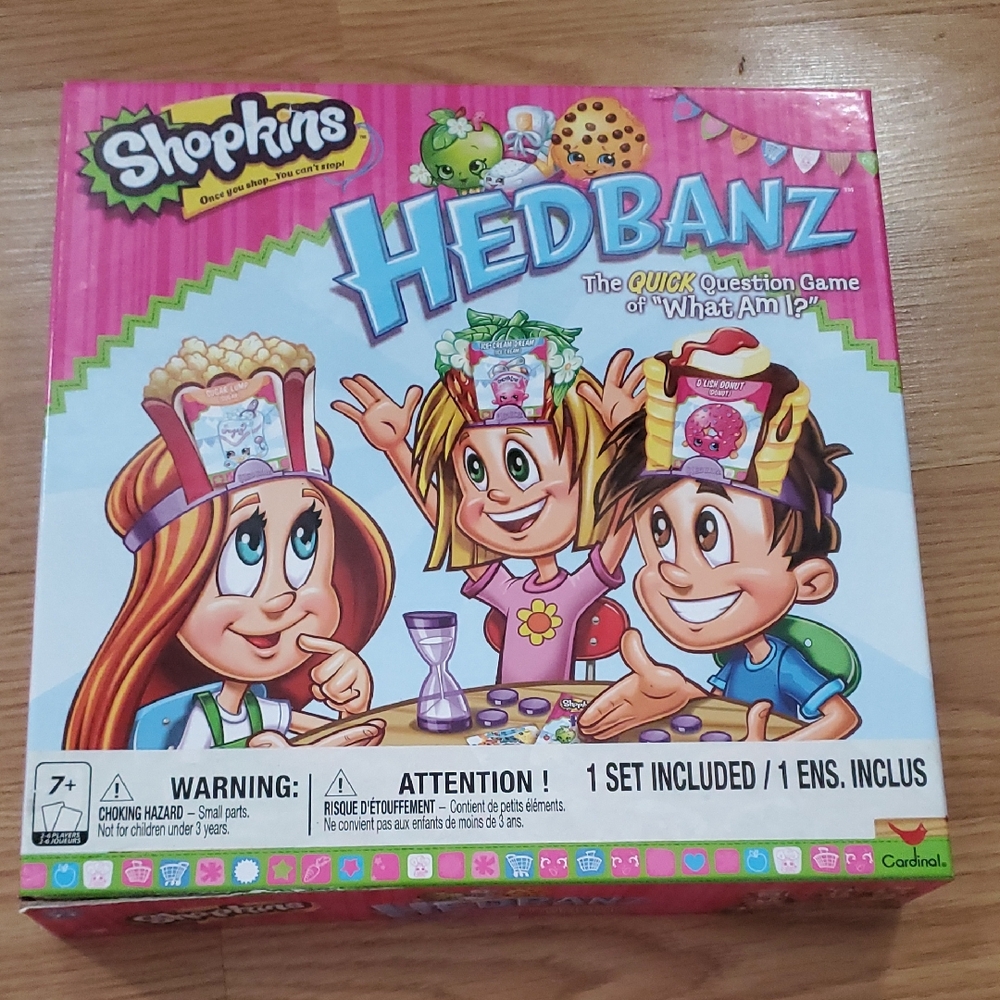 🎉2/$25🎉 Shopkins Hedbanz Game